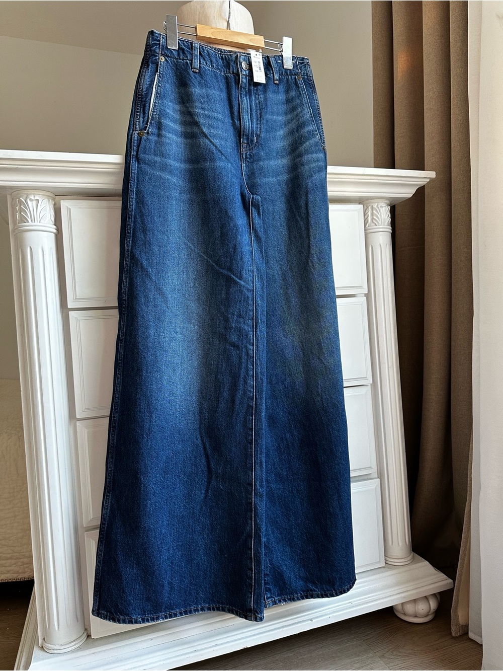 Madewell Wide Sweep Trouser Jeans Size 24 NWT